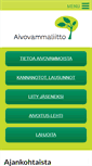 Mobile Screenshot of aivovammaliitto.fi